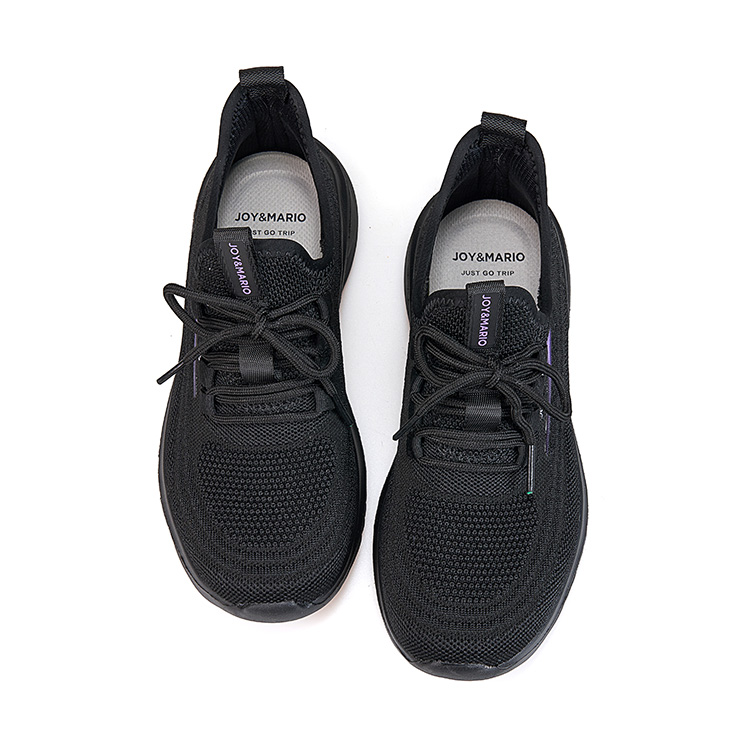 Joy&Mario Fabric Low top Casual Shoes Women’s Black