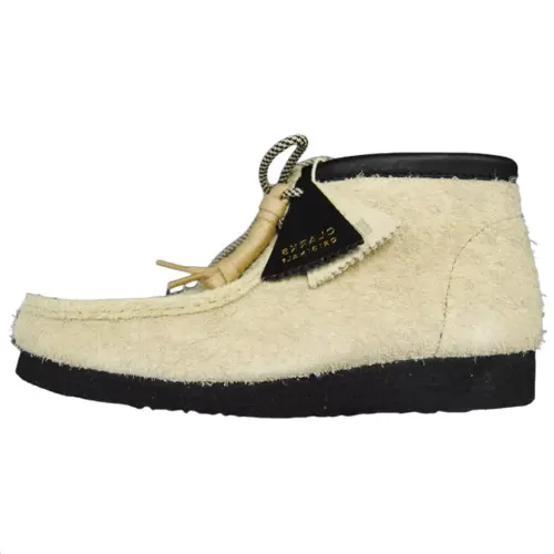 Clarks Originals Wallabee Hairy Suede Maple Black