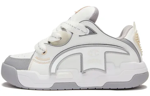 Champion Essentials Collection TronSkate V1 Skateboard Shoes Women's White Gray