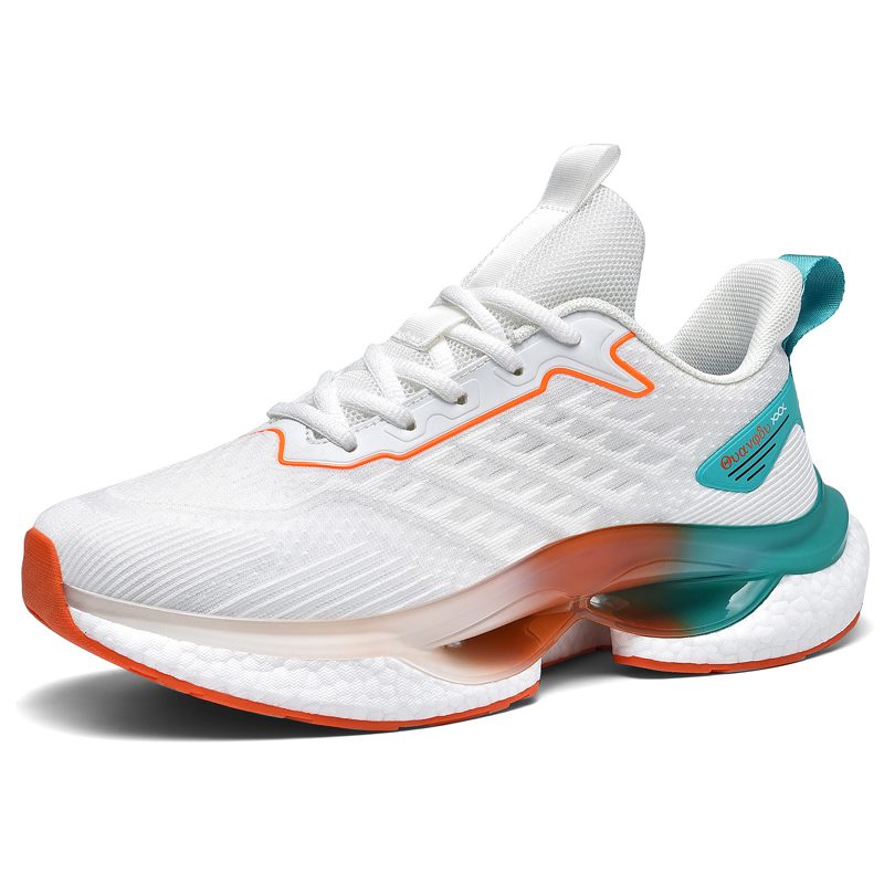 Devanro Mesh Cushioning Lightweight Reflective Cushioning Lightweight Reflective Low top Running Shoes Men’s