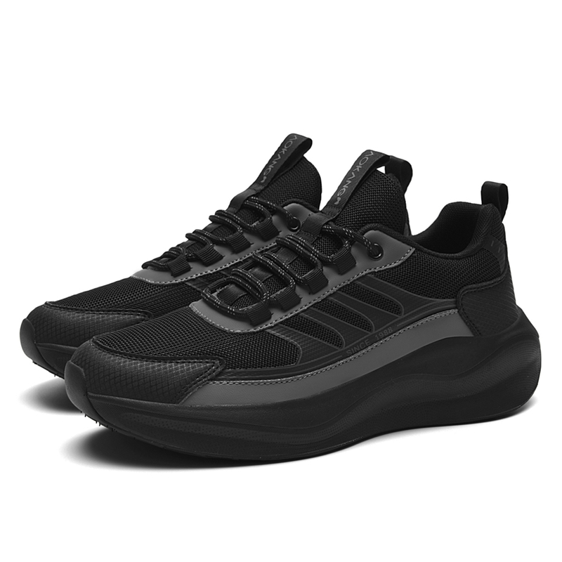 AOKANG Cushioning Breathable Lightweight Cushioning Breathable Lightweight Running Shoes Men’s Black