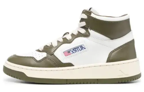 AUTRY Panelled Leather High-top Sneakers