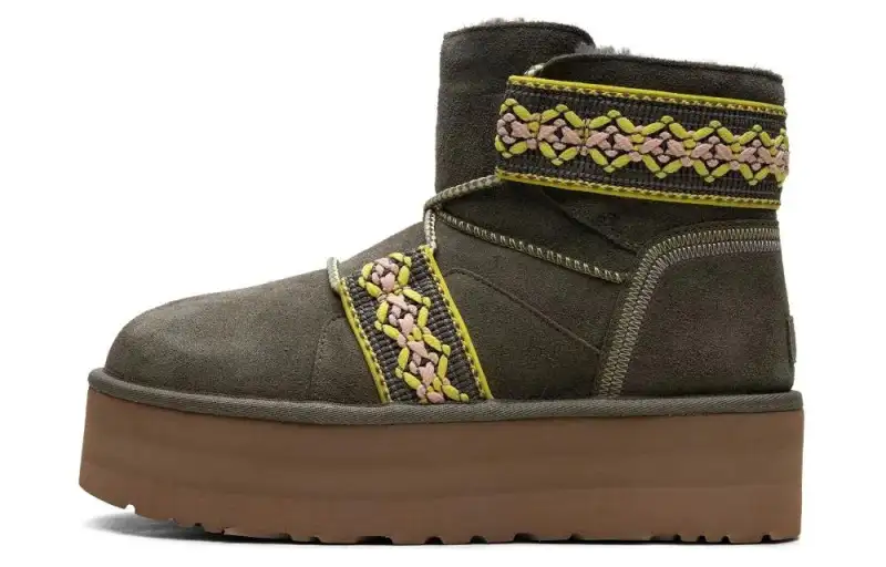 UGG Classic Mini II Braid Platform Boots