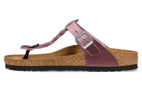 Birkenstock Gizeh Braided Flip Flops Women's Pink