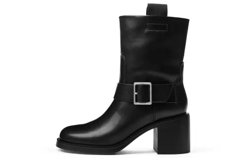 CHARLES&KEITH Small Ck Pu Knee high Boots 7cm Women's