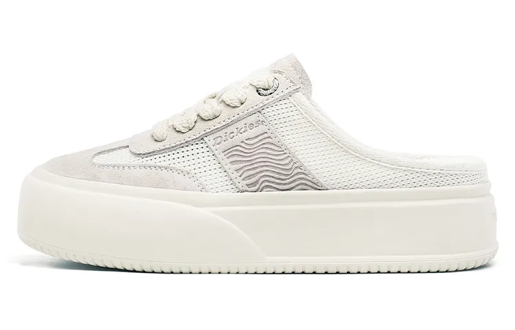 Dickies Textile, Pigskin Lightweight Breathable Lightweight And Breathable Low top Skateboard Shoes Women's Beige