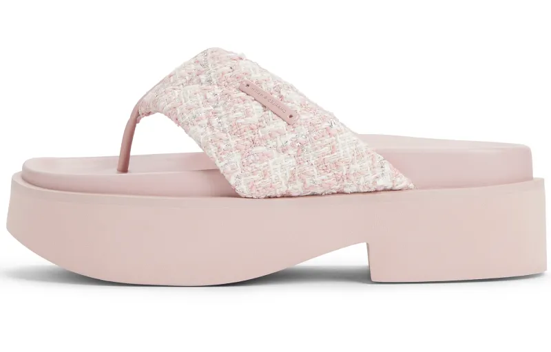 CHARLES&KEITH EVA Flip Flops 5.5cm Women's