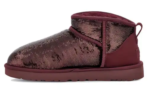 UGG Classic Ultra Mini Boot Mirror Ball Wild Grape Women's