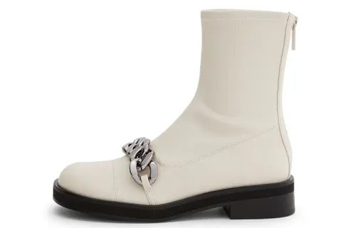 CHARLES&KEITH Ankle Boots Women's Pink White