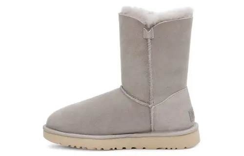 UGG Bailey Zip Short Stay Warm Cozy Gray Women's