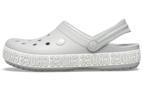 Crocs Crocband Logo Mania Beach Gray Sandals