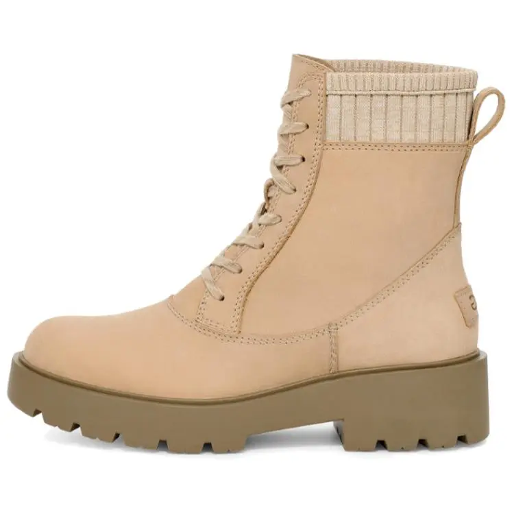UGG Short Combat Boots Women's Mustard Seed