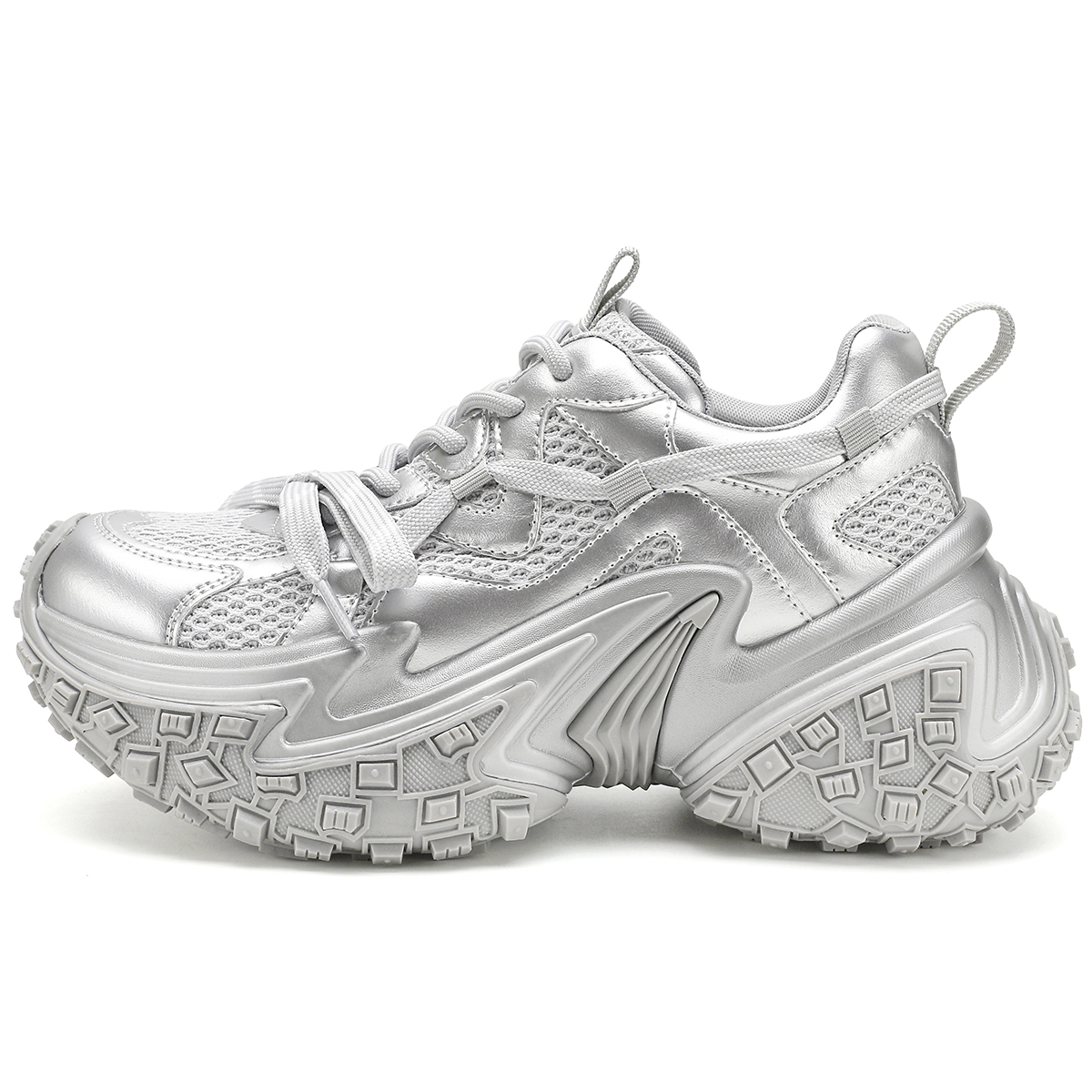 D FUSE SCANDINAVIA Slip Resistant, Abrasion Resistant, Lightweight Low top Chunky Sneakers Women's