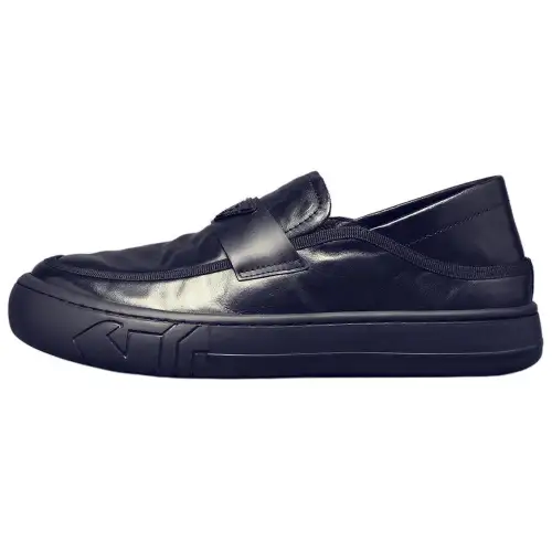 JANE HARLOW Leather Casual Shoes Men's Black
