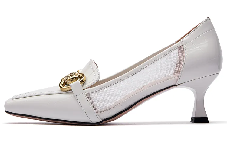 PACO GIL Mary Jane Shoes Women's White