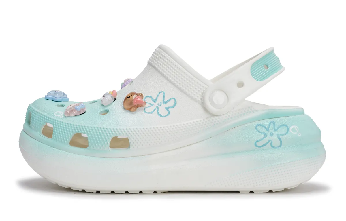 Crocs Crush Clog REGO Hot Dog, Blue Mood Clogs Unisex Bone White Blue
