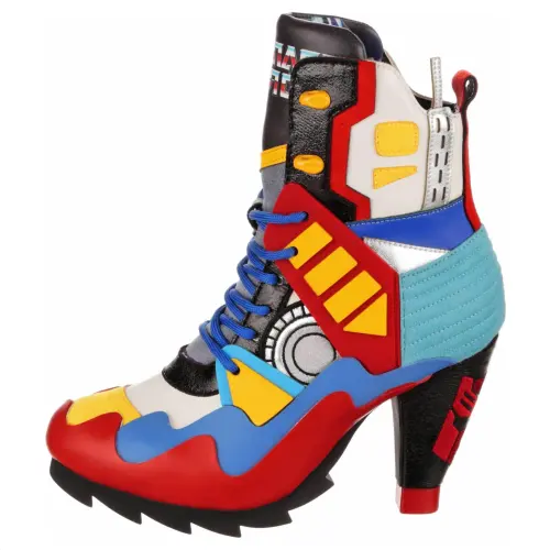 IRREGULAR CHOICE High Heels Women's White Red Blue