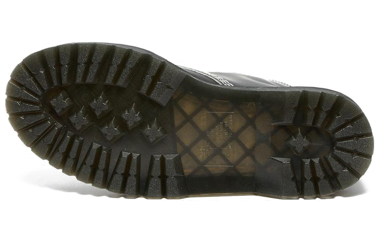Dr. Martens 1460 Pascal Bex Leather Contrast Lace Up Boots 'Black'