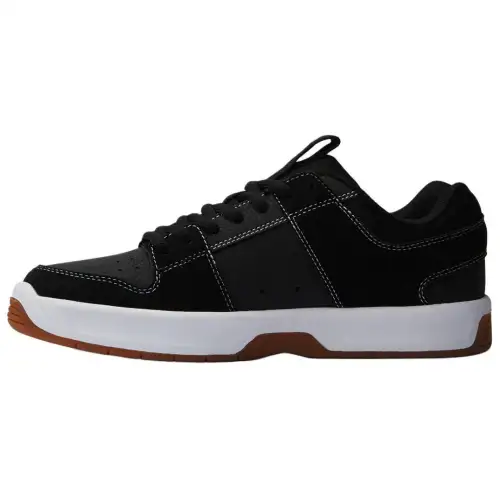 DC Shoes Lynx Zero Leather Low top Skateboard Shoes Men's Black