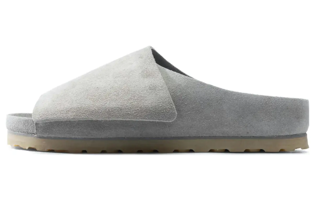 Birkenstock X Fear Of God Los Feliz Suede Leather Narrow Fit Sandals 'Cement'