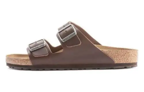 Birkenstock Arizona Grip Natural Leather 'Vintage Wood Roast'