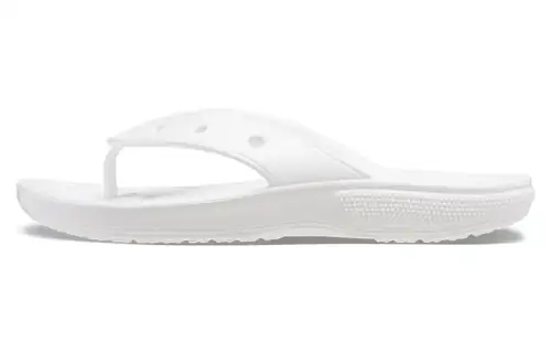 Crocs Classic Crocs Flip Casual Flip Flops Unisex White