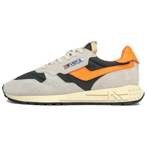 AUTRY Reelwind Nylon Low top Casual Shoes Men's White Orange
