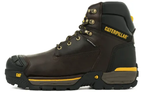 CAT Excavator Lt 6' S3 Wr Hro Sra Thermal Abrasion Resistant Thermal Abrasion Resistant Outdoor Boots Men's Dark Umber
