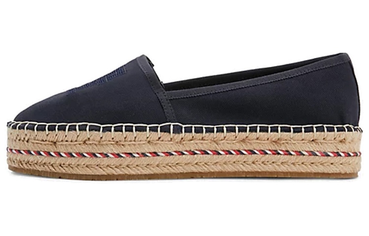 Tommy Hilfiger Cotton Fabric Casual Shoes Women's Dark Blue