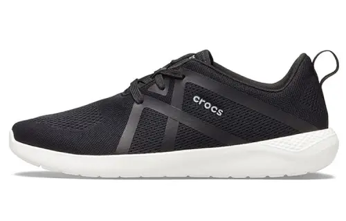 Crocs LiteRide Modform Lace Sneakers 'Black White'