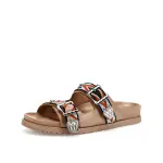 ASH Slide Slippers Women's Light Brown/Black