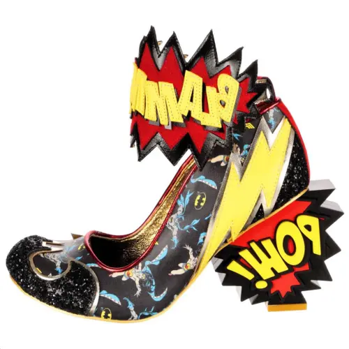 IRREGULAR CHOICE Pu Irregular Heel High Heels 8.7cm Women's Black Yellow