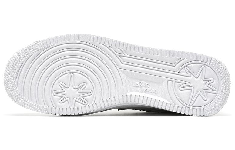 Starwalk Soldier Abrasion Resistant Low top Skateboard Shoes Unisex White Pink