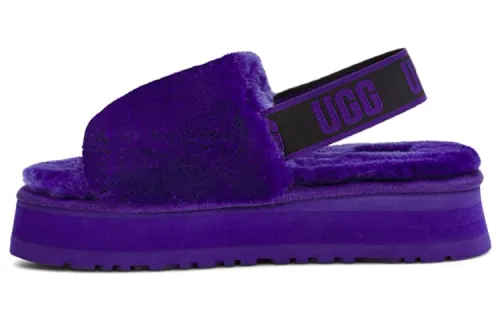 UGG DISCO Slide Platform Stylish Sandal Women's Violet