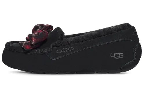 UGG Ansley Plaid Bow 'Black' Women's