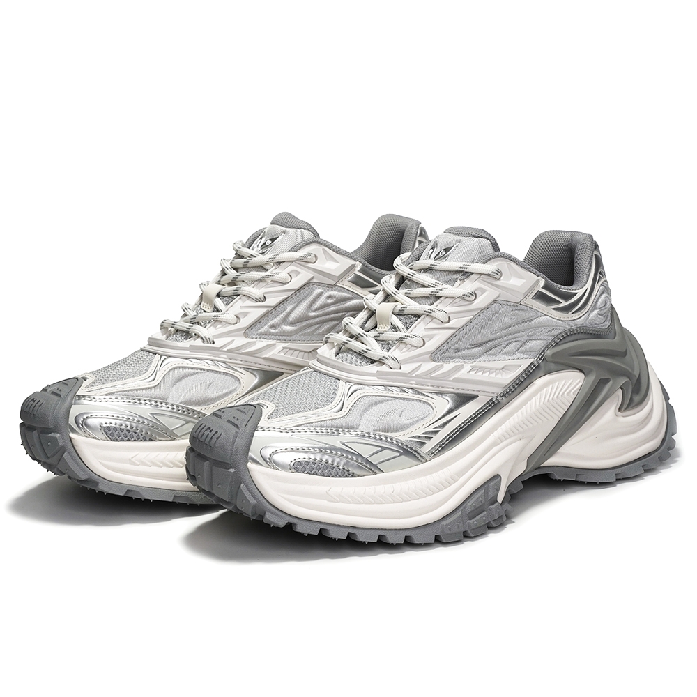 OGR Cobra Low top Running Shoes Unisex Beiya Silver