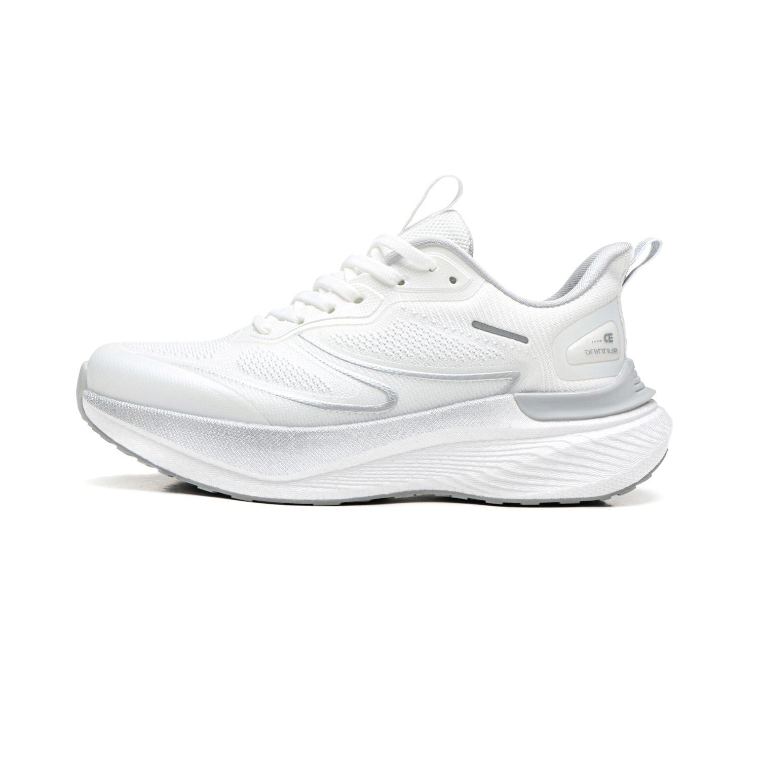 Meixi Breathable And Lightweight Low top Running Shoes Men’s Ivory White