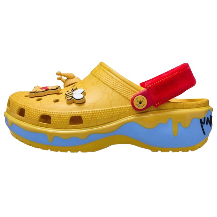 Женские сабо Crocs x Disney Classic Platform Clog (желтые)