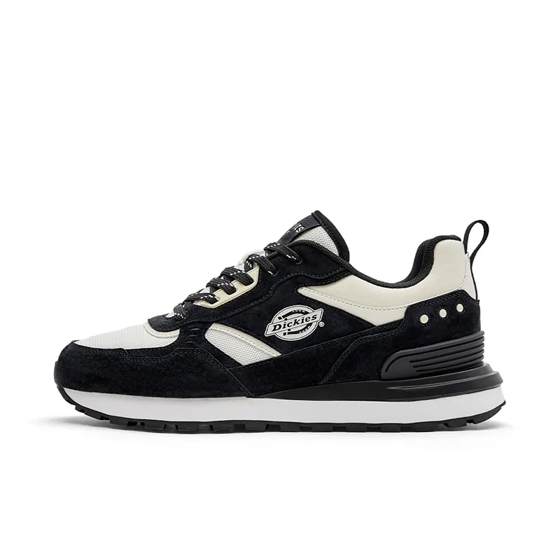 Dickies Slip-Resistant, Abrasion-Resistant, Lightweight Low-top Casual Shoes Men's Black White