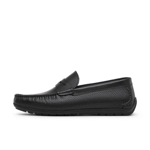Chrisdien Deny Cow Leather Casual Shoes Men's Black