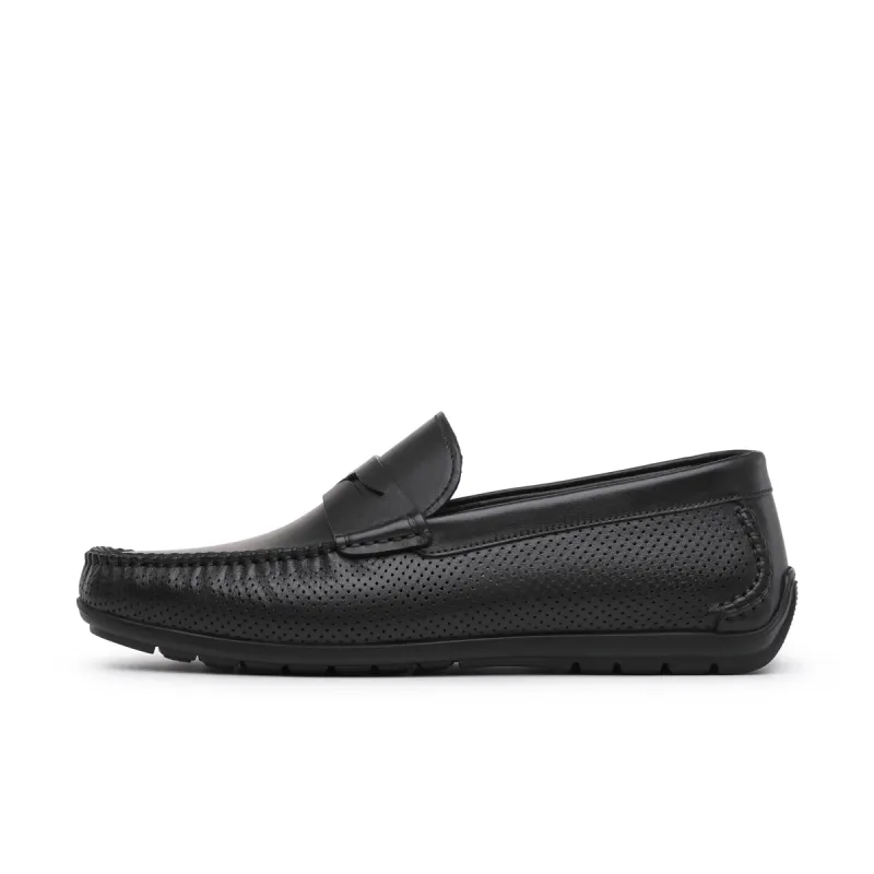 Chrisdien Deny Cow Leather Casual Shoes Men's Black