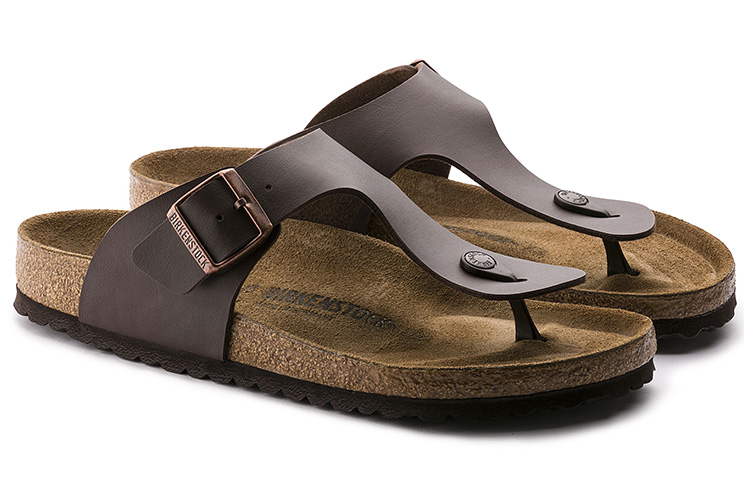 Birkenstock Ramses Birko Flor Sandals 'Dark Brown'