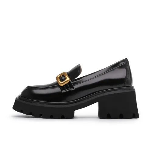 Chrisdien Deny Cow Leather Loafers 7cm Women's