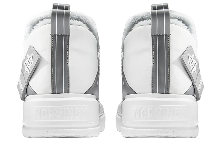 NORVINCY Snow Boots Unisex Bright Gray