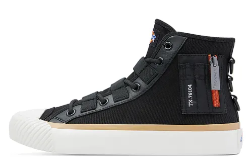 Dickies Canvas Shoes Unisex High Top Black