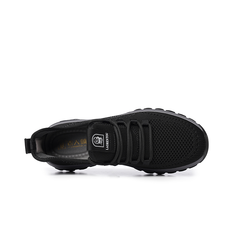 LAORENTOU Walking Shoes Men’s Low Top Black