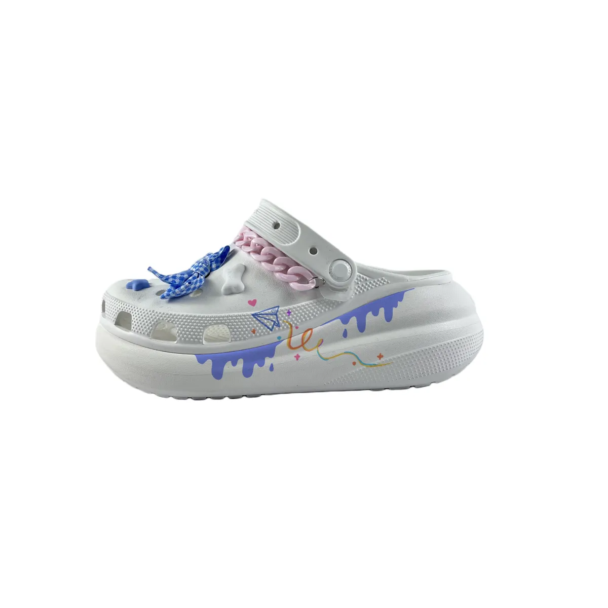 Crocs Crush Clog EVA Clogs Unisex White