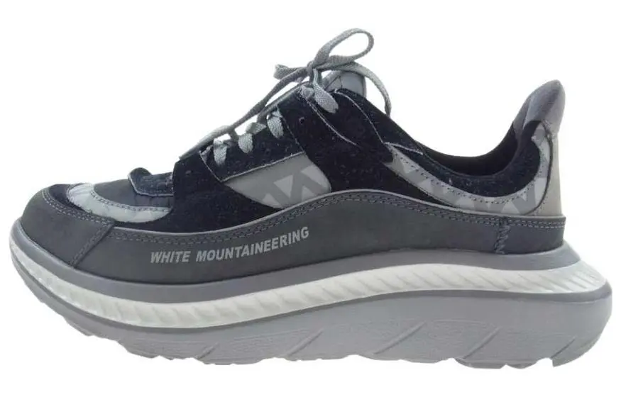 White Mountaineering x UGG CA805 V2 Collaboration Cow Leather Low top Sports Casual Shoes Women's Black