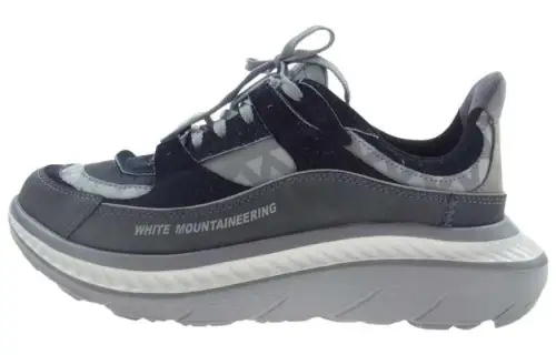 White Mountaineering x UGG CA805 V2 Collaboration Cow Leather Low top Sports Casual Shoes Women's Black