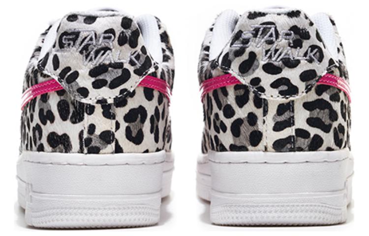 Starwalk Soldier Low top Skateboard Shoes Unisex Pink Star Leopard Print